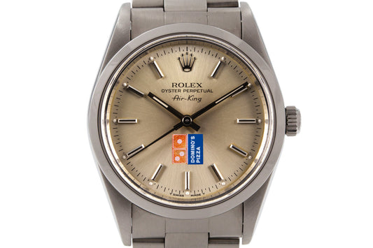 1995 Rolex Air-King 14000 Domino’s Pizza Logo Dial with Box and Papers