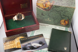 1993 Rolex 18K YG Zenith Daytona 16528 Black Mark 3 Dial with Box and Papers
