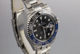 2017 Rolex GMT-Master II 116710 BLNR "Batman" with Box and Papers