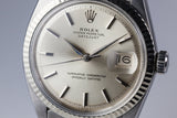 1964 Rolex Datejust 1601 with None Lume Dial and None Lume Sword Hands