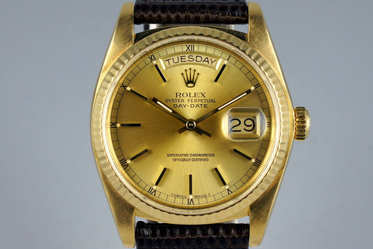 1983 Rolex YG Day Date 18038