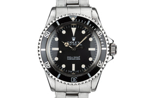 1968 Rolex Submariner 5513 with Meters First Dial
