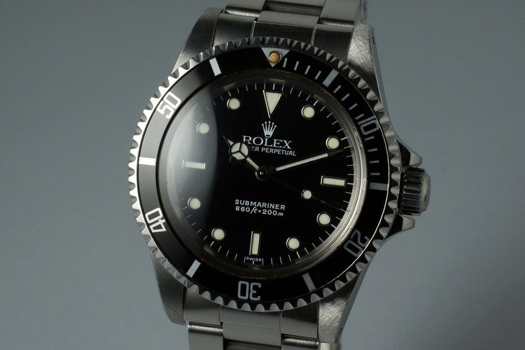 1985 Rolex Submariner 5513