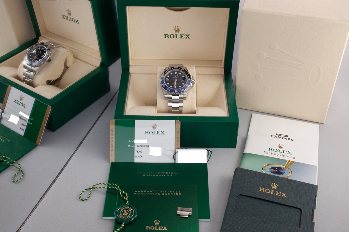 HQ Milton 2016 Rolex GMT Master II 116710 BLNR