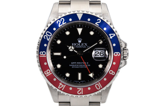 2003 Rolex GMT II 16710 wtih Box and Papers