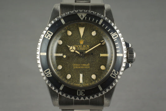 1966 Rolex Submariner 5513 with Gilt Bart Simpson Dial