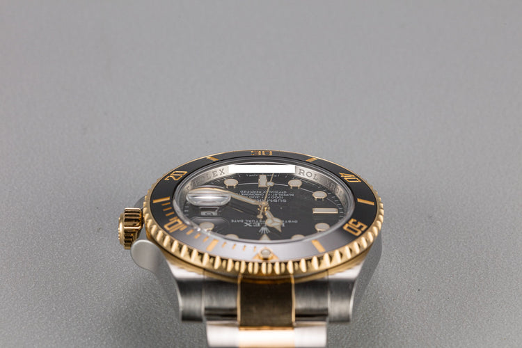 2014 Rolex Two-Tone Submariner 116613LN with Box and Papers