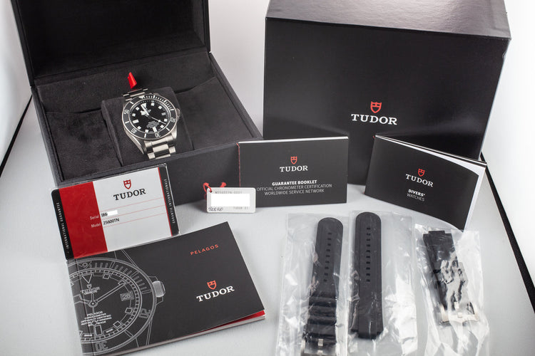 2018 Mint Tudor Titanium Pelagos 25600TN with Box and Papers