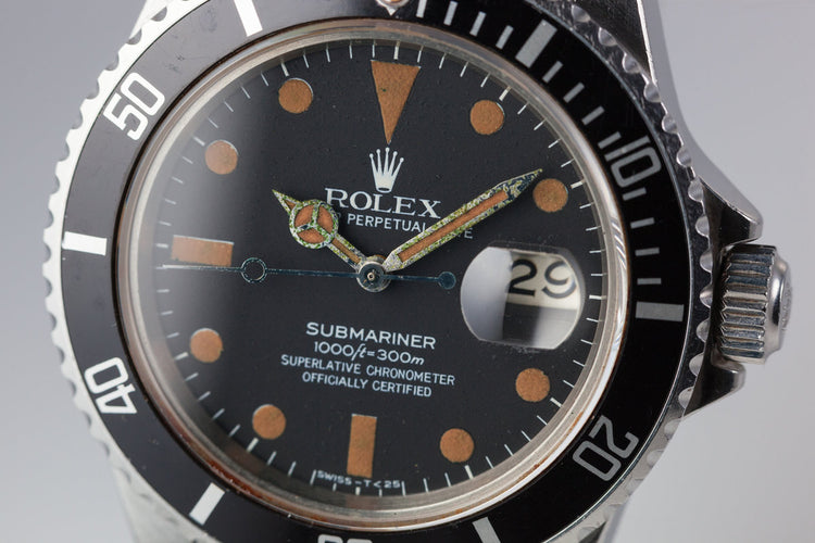 1980 Rolex Submariner 16800 with Matte Dial