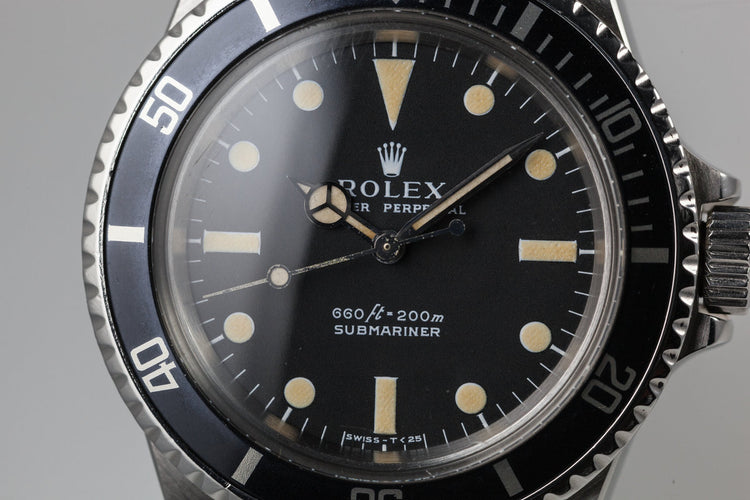 1973 Rolex Submariner 5513 "Serif" Dial