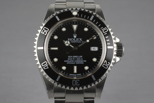 2000 Rolex Sea Dweller 16600
