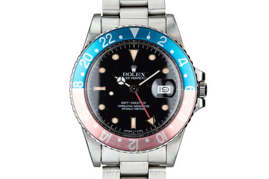 1984 Rolex GMT-Master 16750 "Pepsi" with Spider Dial