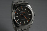 2007 Rolex Milgauss Black Dial 116400 with Box and Papers