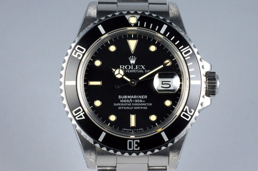 1988 Rolex Submariner 168000