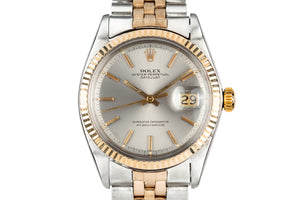 1968 Rolex Two-Tone DateJust 1601 Grey Dial