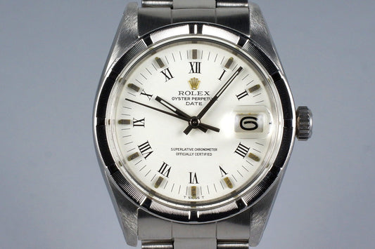 1974 Rolex Date 1501 White Roman Numeral Dial