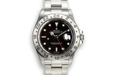 2001 Rolex Explorer II 16570 Black Dial with Box and Papers