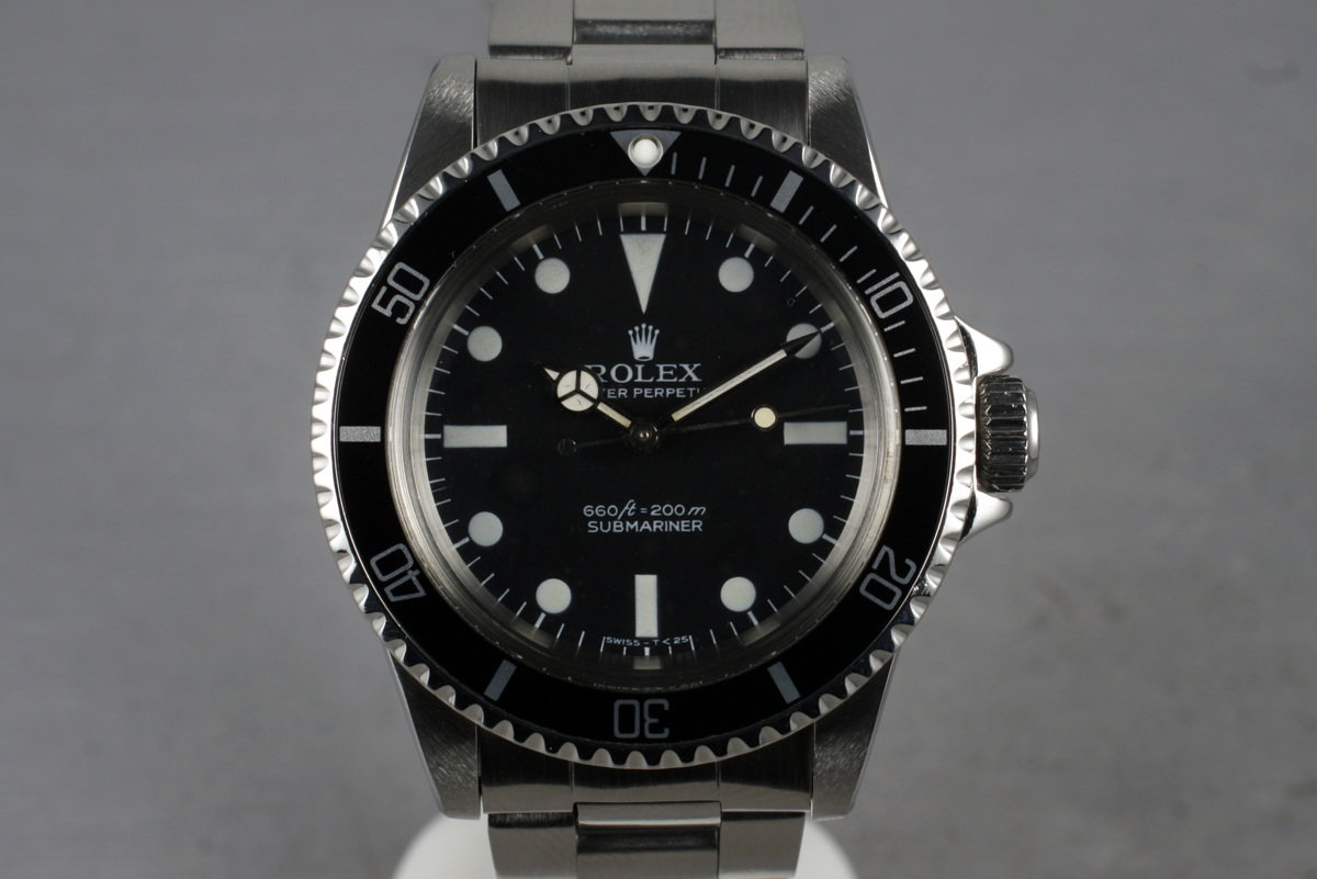 HQ Milton 1975 Rolex Submariner 5513 Inventory 2408 For Sale