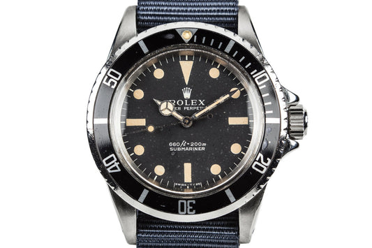 1968 Rolex Submariner 5513 with Rolex Service Papers