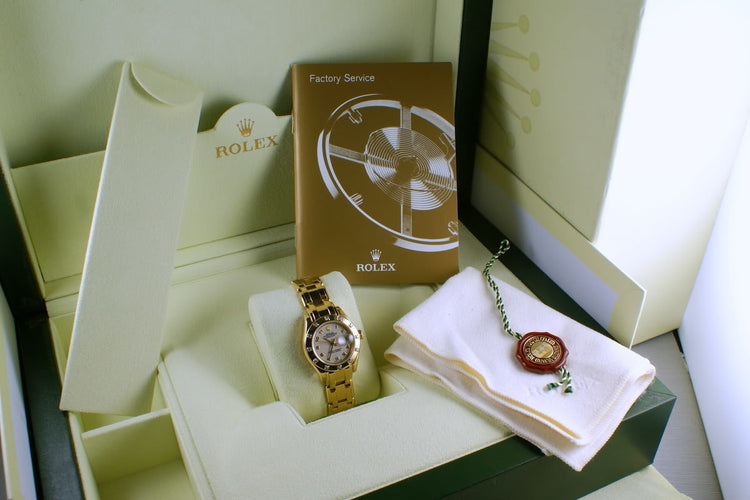 Rolex Ladies Masterpiece 69318 with12 Diamond Bezel