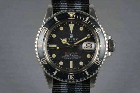 1970 Rolex Red Submariner 1680 with Mark IV Dial