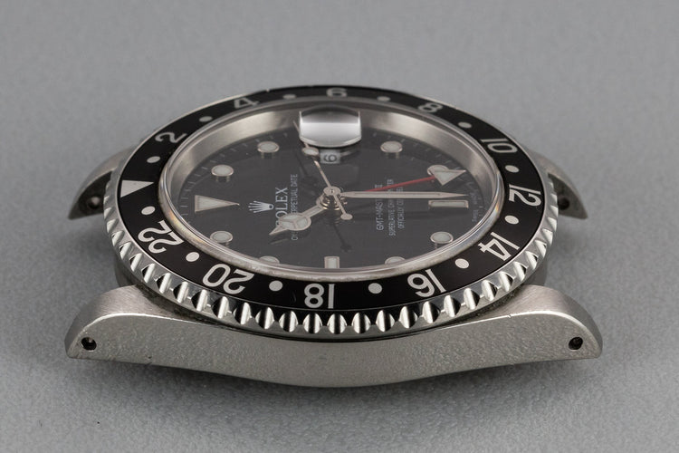 1999 Rolex GMT-Master II 16710 Black Bezel with Box and Papers