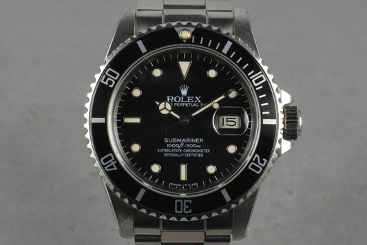 1984 Rolex Submariner 16800 with a Spider Dial Unpolished