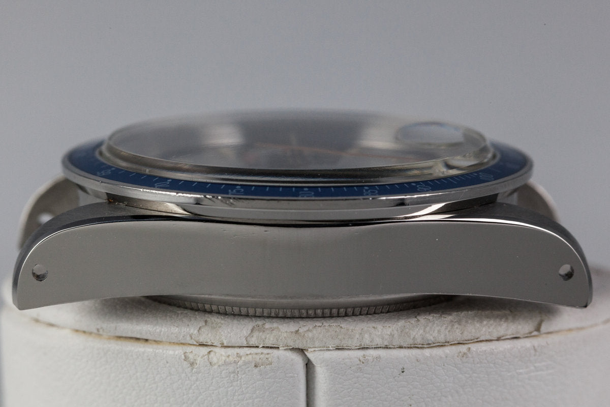 Tudor 7149/0 — Blue and Grey Dial. · Photo: HQ Milton · © HQ Milton, used with permission · Source: https://hqmilton.com/products/1973-tudor-monte-carlo-7149-0