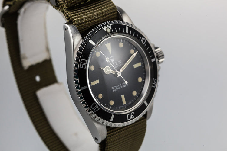1966 Rolex Submariner 5513 with Meters First Dial and Service Papers