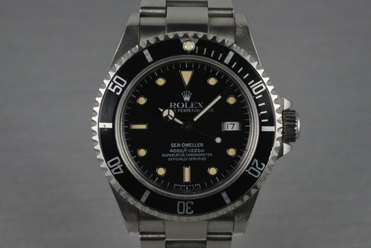 1991 Rolex Sea Dweller 16600