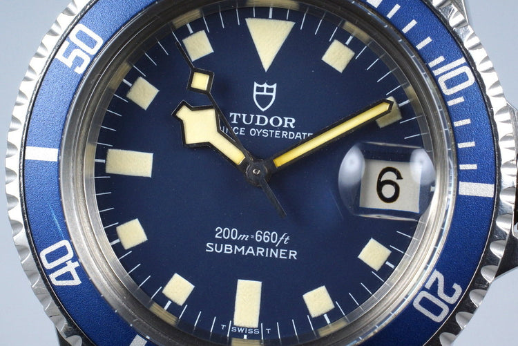 1979 Tudor Blue Submariner 94110 Snowflake