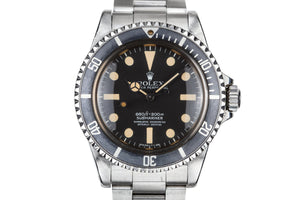 1977 Rolex Submariner 5512 with Mark 1Maxi Dial owned by Robert F Marx 