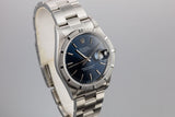 2000 Rolex Date 15210 Blue Dial with Box and Papers