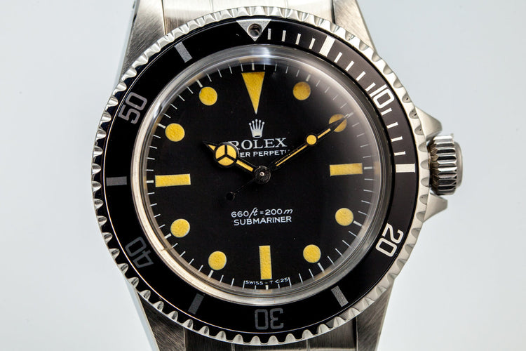 1977 Rolex Submariner 5513 Pre Comex Dial