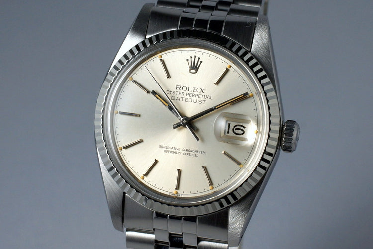 1979 Rolex DateJust 16014 Silver Dial