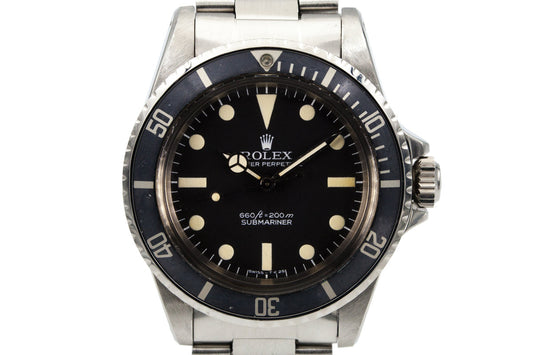 1978 Rolex Submariner 5513 Black Pre Comex Dial
