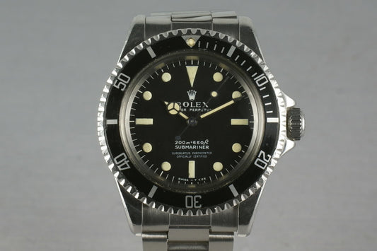 Rolex Submariner 5512 Unpolished Case