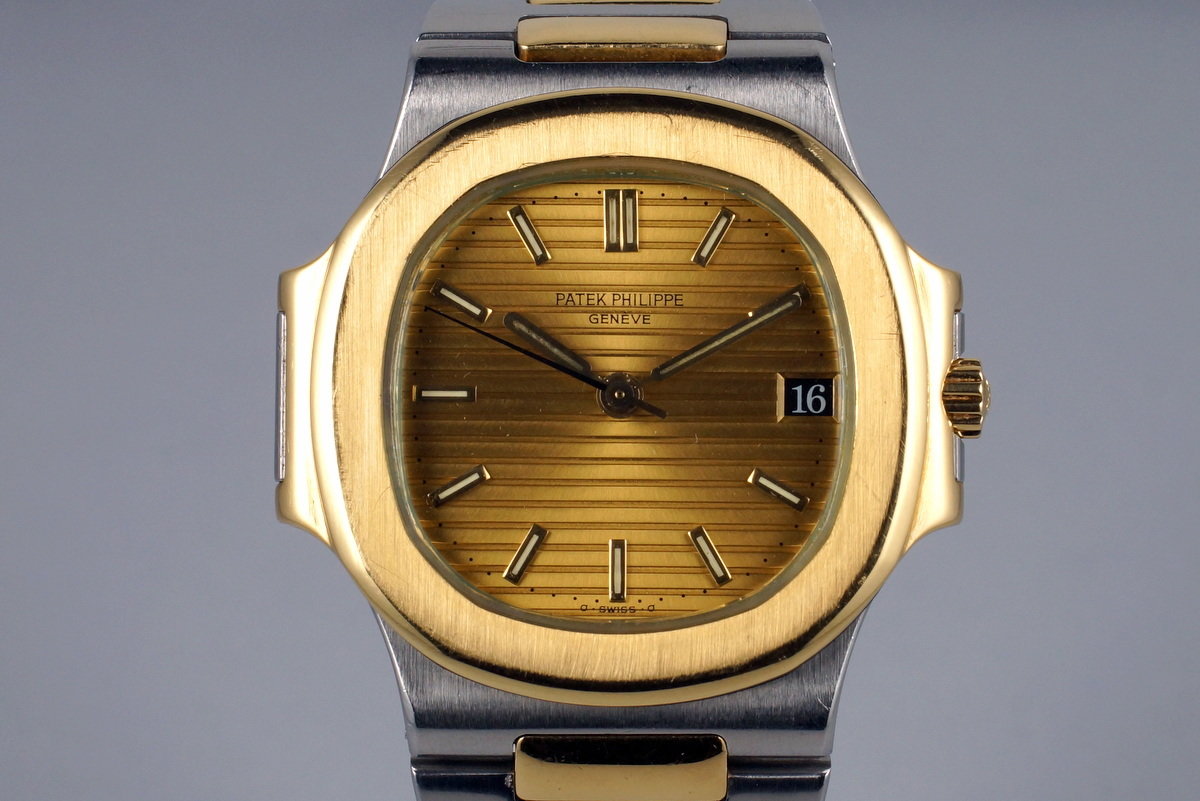 HQ Milton Vintage Patek Philippe Two Tone Nautilus 3800