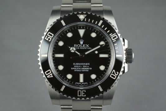 2015 Rolex Submariner 114060
