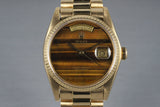 1979 Rolex YG Day-Date 18038 with Tiger Eye Dial