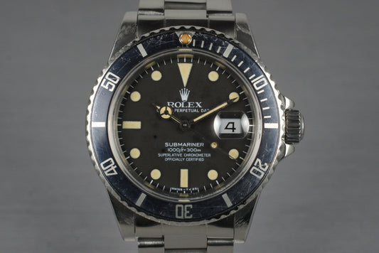 1982 Rolex Submariner 16800