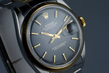 1971 Rolex Two Tone DateJust 1600 Glossy Gilt Black Dial