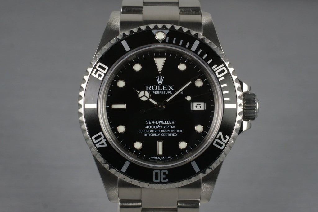 1991 Rolex Sea Dweller 16600 with Japanese RSC Papers