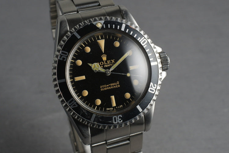 Rolex Submariner 5513 with Glossy Gilt Dial