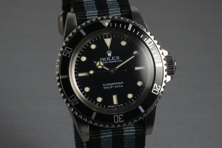 1984 Rolex Submariner 5513 with Rolex Service Papers
