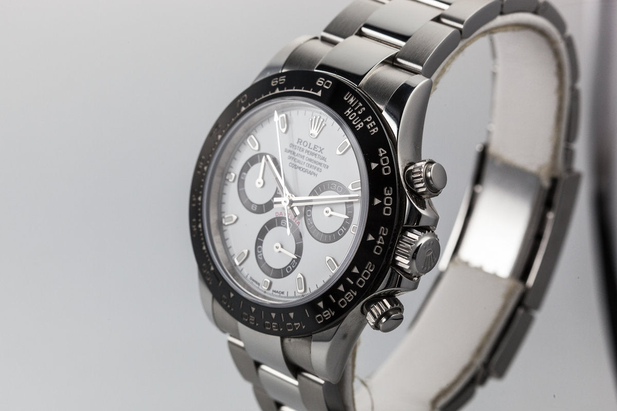 HQ Milton - 2017 Rolex Daytona 116500 White Dial with Black