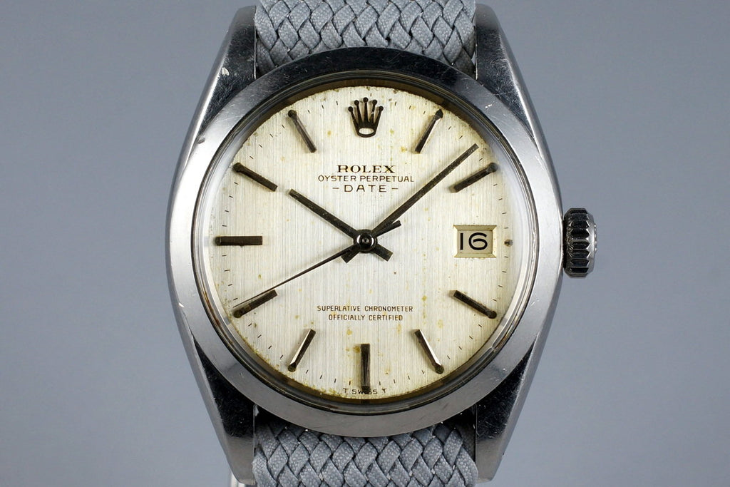 1965 Rolex Date 1500 Silver Dial