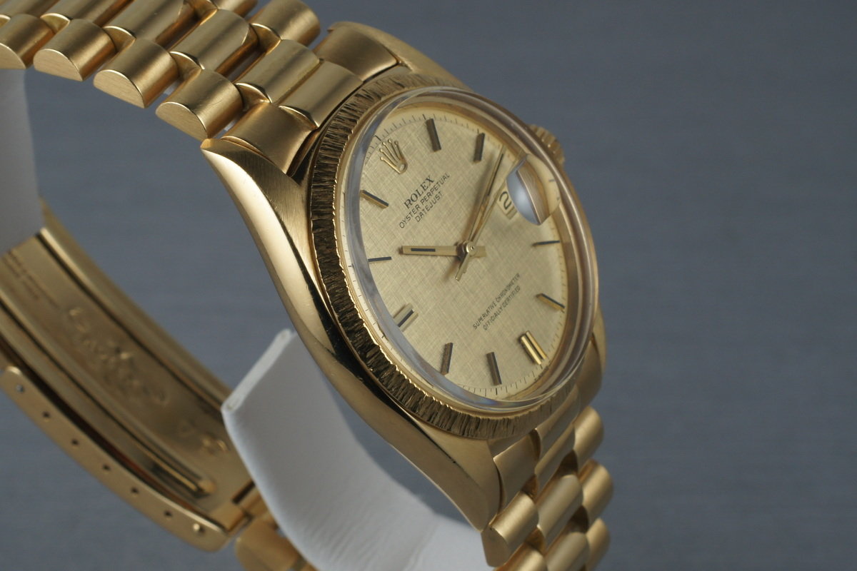 HQ Milton - 1969 Rolex YG DateJust 1607 with Box and Papers