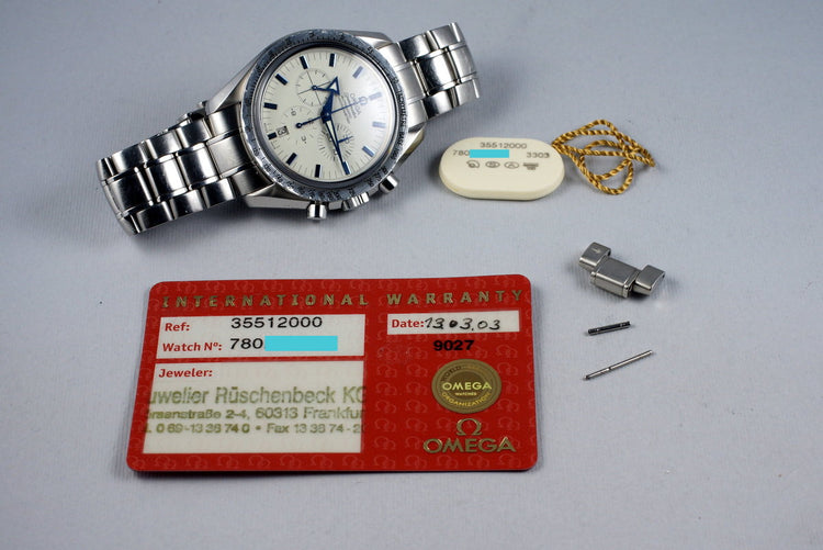 2003 Omega Speedmaster Broad Arrow Automatic 3551.20 with Card