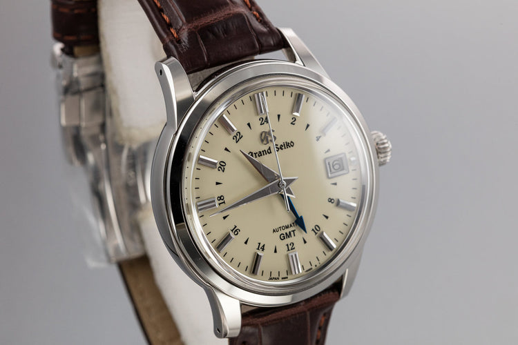 Grand Seiko Automatic GMT SBGM221 with Box and Papers